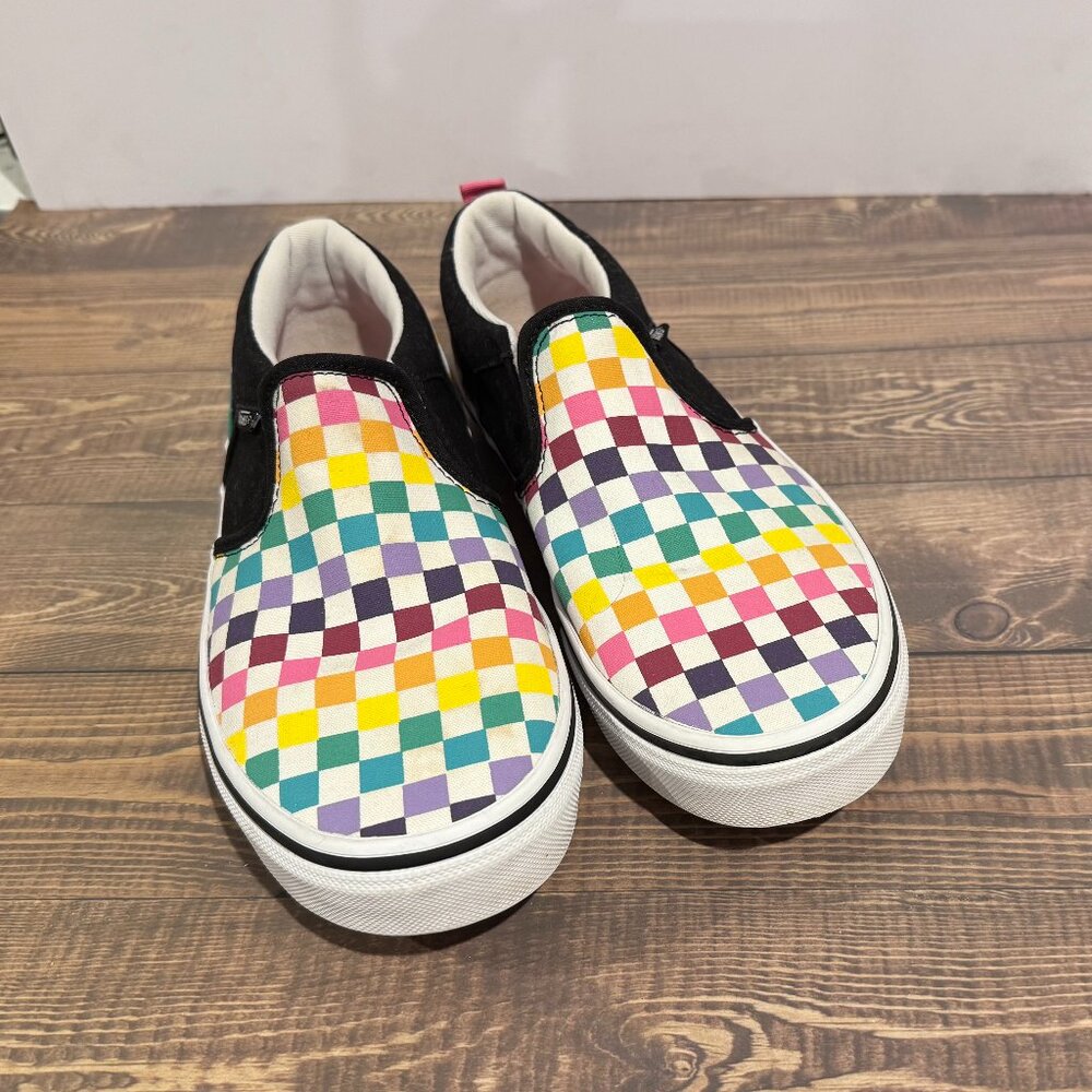 Vans Colorful Checkerboard Slip On, EU sz. 38